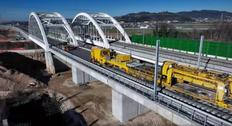 Salcef finalizează construcția căii pe secțiunea noii linii feroviare de mare viteză Verona–Bivio Vicenza
