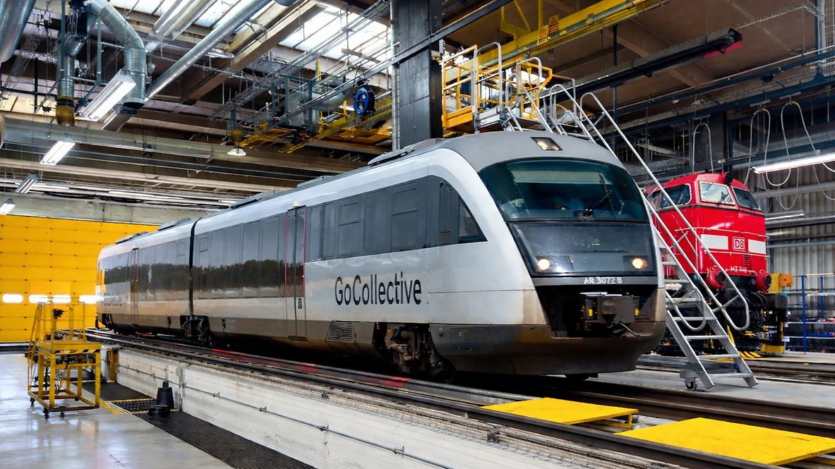 DB Cargo Scandinavia începe revizia completă a 16 trenuri Desiro în atelierul modern din Fredericia