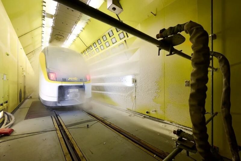 Noile trenuri etajate Coradia Max pentru Baden‑Württemberg trec cu succes testele extreme de climă și vânt din Viena