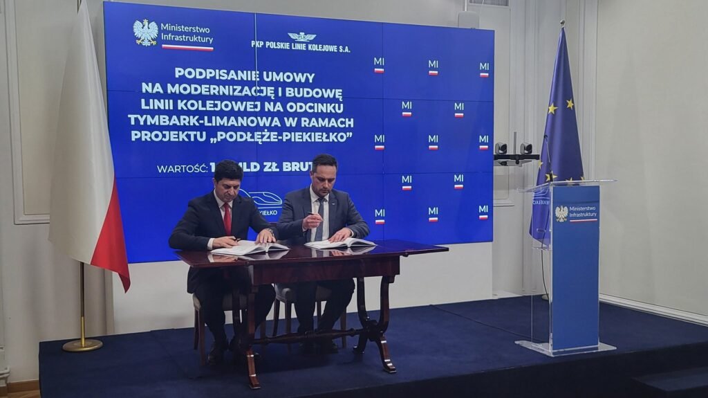 Contract semnat pentru structurile ce vor lega feroviar Tymbark de Limanowa în cadrul proiectului Podłęże–Piekiełko