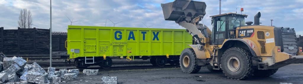 GATX confirmă rezistența vagoanelor Eamnos 9158 în teste dure cu fier vechi compactat