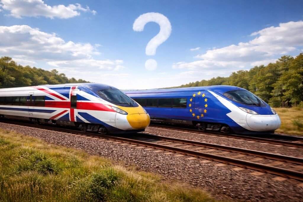 ALLRAIL avertizează că Marea Britanie nu poate apropia relația cu UE în timp ce își închide piața feroviară