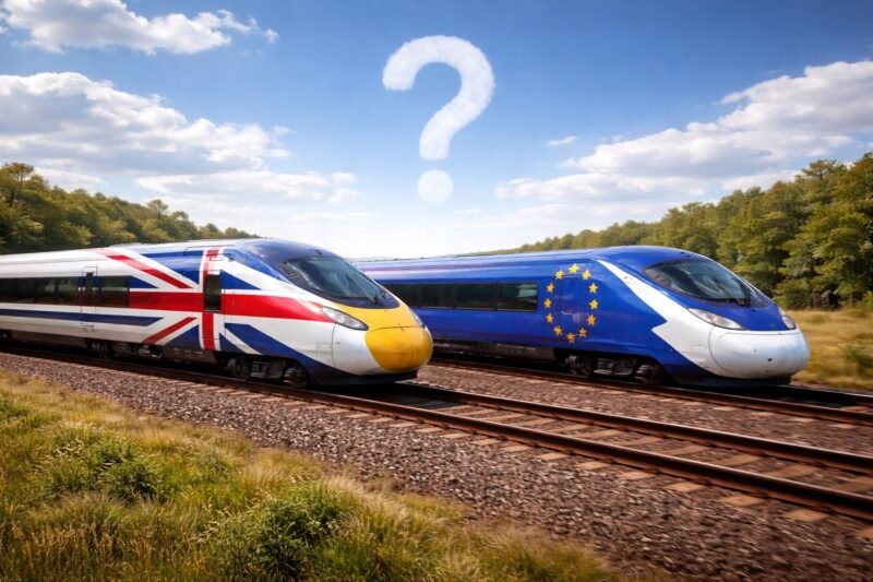 ALLRAIL avertizează că Marea Britanie nu poate apropia relația cu UE în timp ce își închide piața feroviară