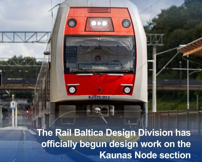 LTG Infra începe proiectarea nodului feroviar Kaunas pentru Rail Baltica - una dintre cele mai complexe secțiuni din Lituania
