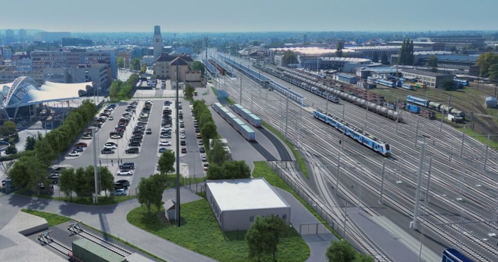 OHLA ŽS demarează două proiecte majore de modernizare feroviară în Cehia ce includ transformarea gării Hradec Králové și modernizarea liniei Praga–Aeroport–Kladno