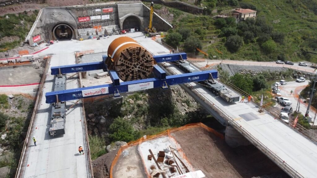 RFI avansează cu lucrările de 2,3 miliarde € pentru dublarea liniei Giampilieri–Fiumefreddo pe axa Palermo–Catania–Messina