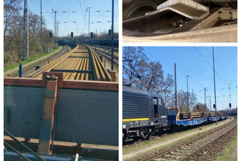 LTG Cargo Polska transportă un nou lot de șine de 120 de metri către Germania depășind problemele logistice