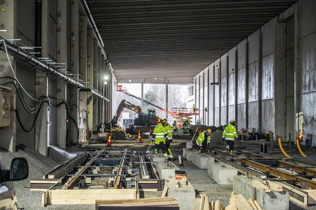 A început construcția noilor linii de tramvai în depoul Koskela din Helsinki