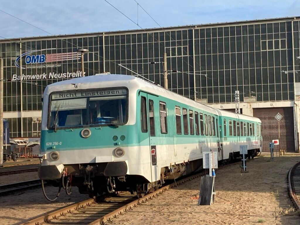 Automotorul 628 256 revine în serviciu turistic după reparația completă realizată la OMB Neustrelitz