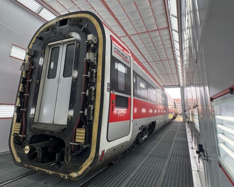 Trenitalia modernizează depoul din Vicenza cu noi cabine de vopsire pentru materialul rulant