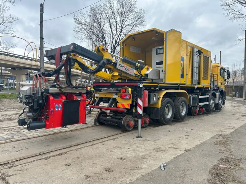 Contrail Machinery finalizează testele SAT pentru mașina mobilă de sudură prin scurtcircuit livrată PORR România
