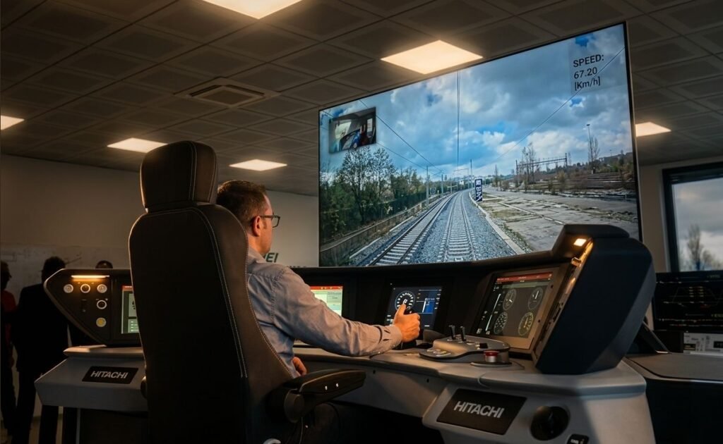 Hitachi Rail demonstrează pentru prima dată operarea autonomă GOA4 pe un tren InterCity complet echipat cu tehnologie proprie