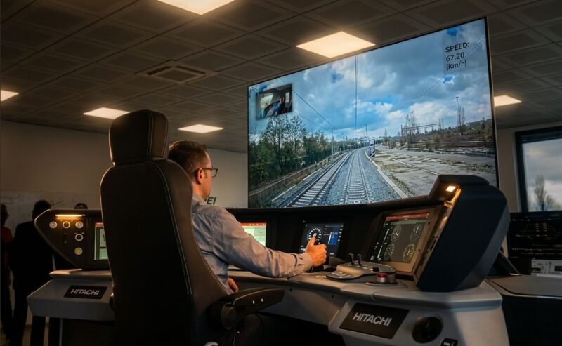 Hitachi Rail demonstrează pentru prima dată operarea autonomă GOA4 pe un tren InterCity complet echipat cu tehnologie proprie