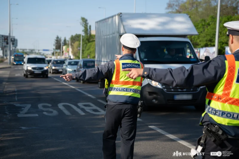 Budapesta intensifică verificările pe benzile BUS: 87 de sancțiuni aplicate în doar două zile
