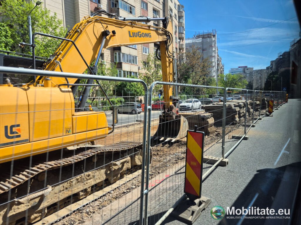 Lot 1 modernizare linii tramvai - PORR avansează cu demontarea pe Calea Călărașilor și cu lucrările la teren pe Bulevardul Basarabia