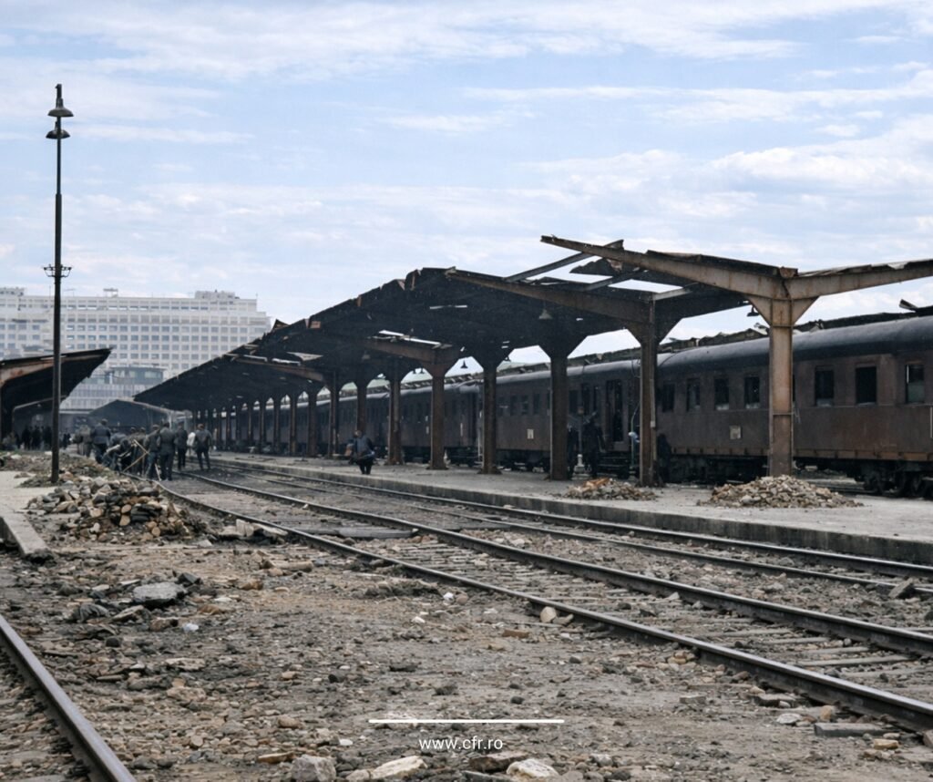 CFR marchează 82 de ani de la bombardamentul din 4 aprilie 1944 asupra Bucureștiului feroviar