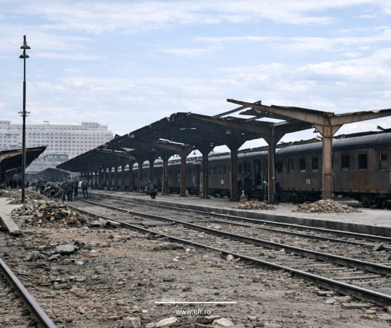 CFR marchează 82 de ani de la bombardamentul din 4 aprilie 1944 asupra Bucureștiului feroviar