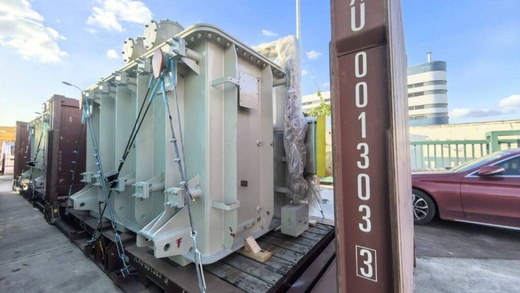 Noile transformatoare de 16 MVA pentru modernizarea electrificării feroviare au ajuns în stația Fetești