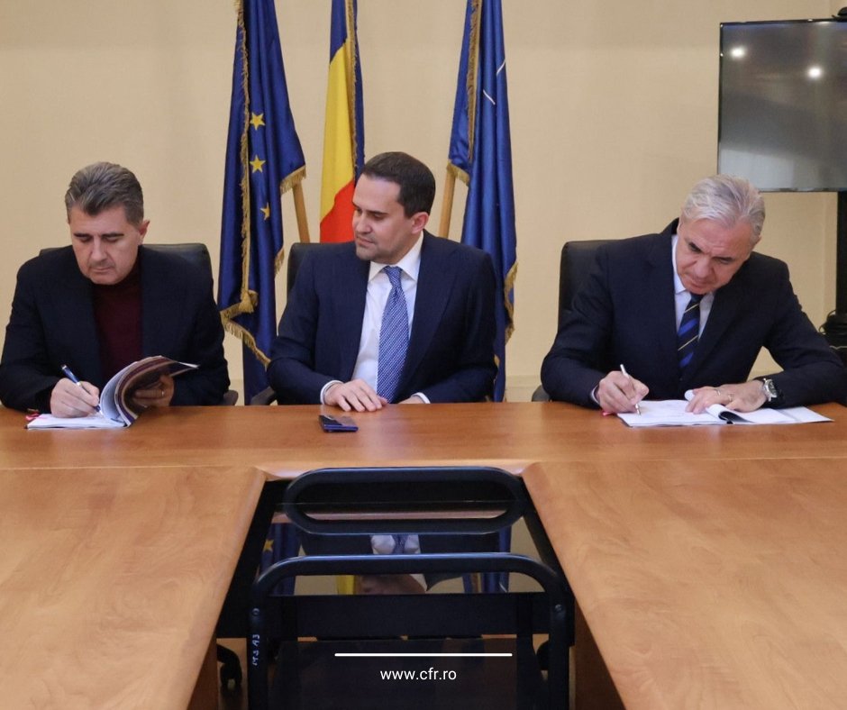 CFR semnează contractul de 2,03 miliarde lei pentru modernizarea liniei Craiova – Drobeta Turnu Severin – Caransebeș, Lotul 1 Craiova – Filiași