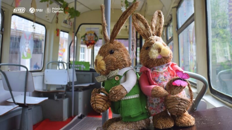 STB SA pune în circulație Tramvaiul Iepurașului - cursă specială pentru copii în Joia Mare