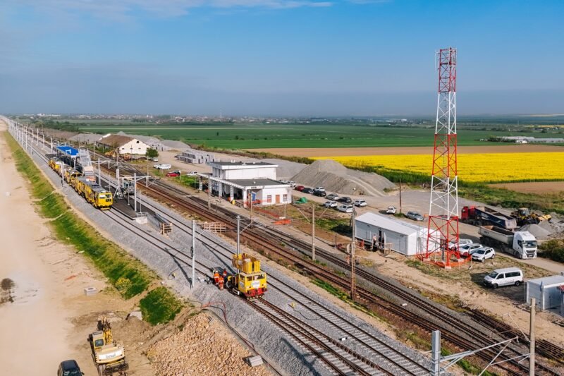 CFR deschide aproape 10 km de linie modernizată între Topolovăț și Remetea Mare pe tronsonul Lugoj – Timișoara Est