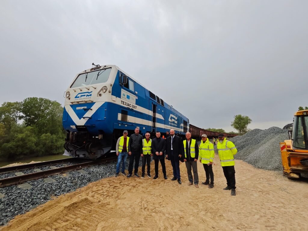 Calea Ferată din Moldova finalizează testarea tronsonului Cahul–Giurgiulești după reabilitarea segmentului afectat de alunecările de teren