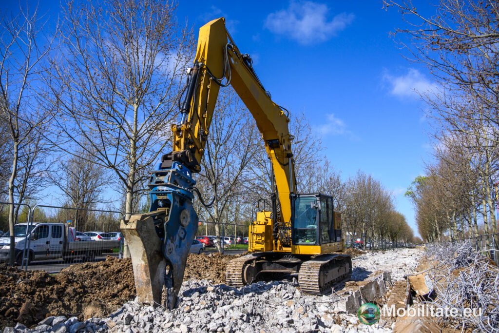 Lot 1 modernizare linii tramvai - PORR continuă săpăturile la cotă și pregătirea straturilor pentru aducerea la nivelul montajului noilor șine pe Bulevardul Theodor Pallady