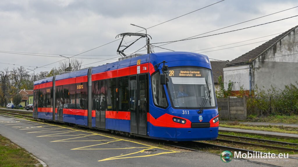 Circulația tramvaielor pe linia 2 din Oradea se suspendă între Ioșia și Aviatorilor în perioada 27 aprilie – 4 mai 2026