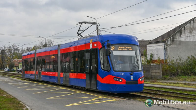 Circulația tramvaielor pe linia 2 din Oradea se suspendă între Ioșia și Aviatorilor în perioada 27 aprilie – 4 mai 2026