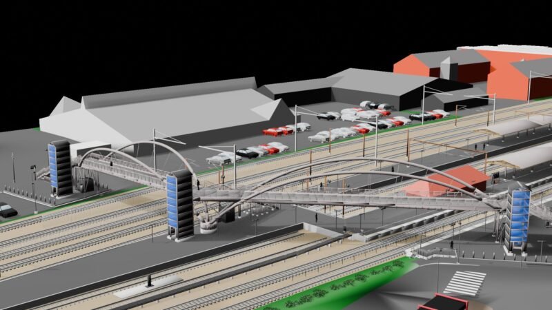 Banedanmark începe modernizarea stației Hillerød pentru integrarea cu noul spital din Favrholm