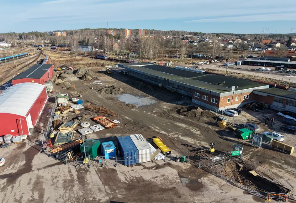 Tågab Suedia realizează cea mai mare investiție din istoria companiei prin construirea noilor hale de întreținere din Kristinehamn