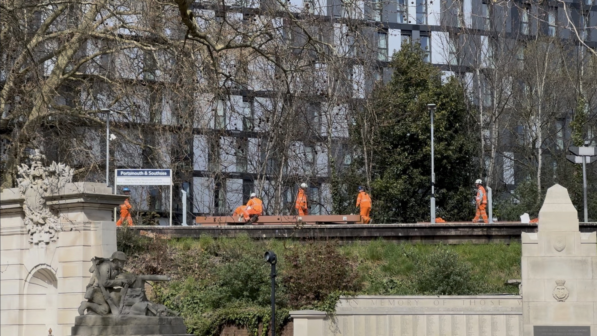 Calea ferată către Portsmouth a fost redeschisă înainte de Paște după lucrări esențiale de modernizare