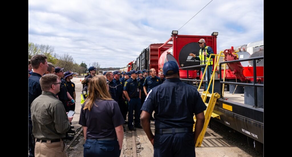 Norfolk Southern aduce în Atlanta trenul de instruire Safety Train pentru pregătirea a peste 400 de specialiști de urgență