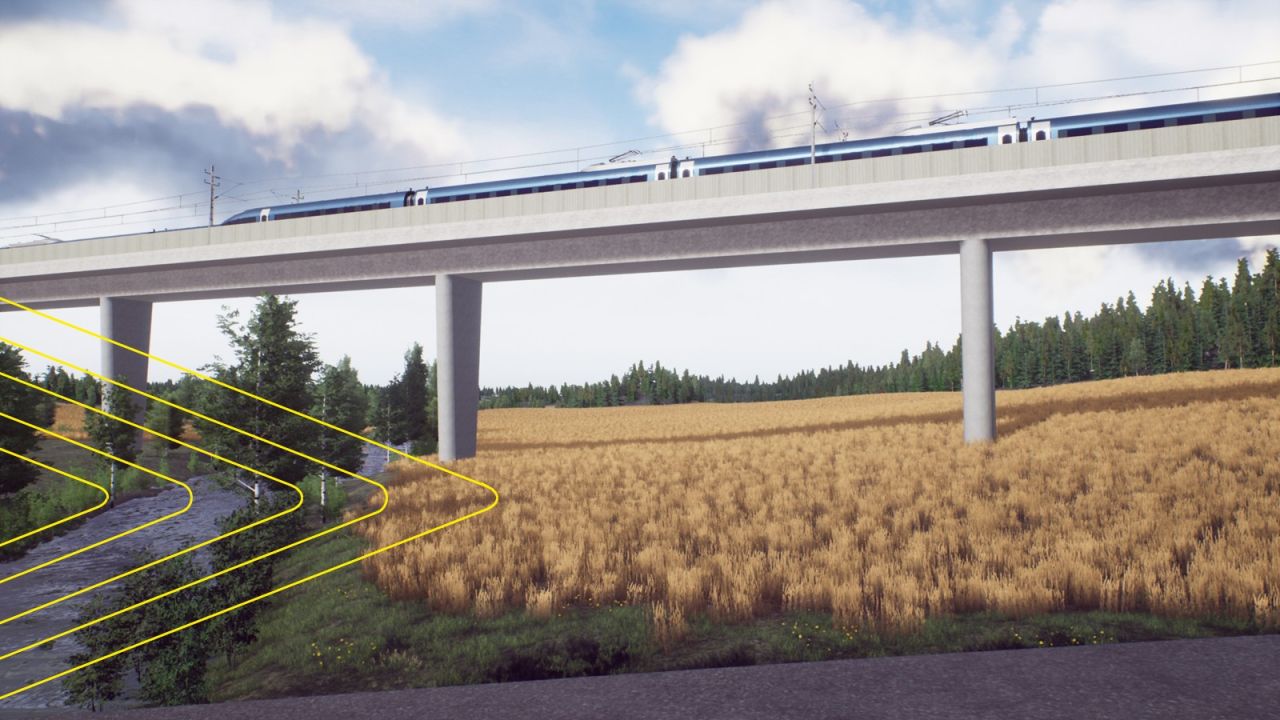 Consorțiul Feronord câștigă contractul OL32 Skavsta pentru proiectul feroviar East Link din Suedia - tronson de 36 km cu 28 de poduri și 3 viaducte