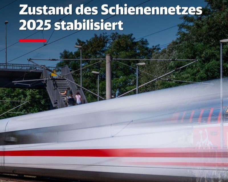 Starea rețelei feroviare din Germania se stabilizează în 2025, după investiții record de 19,9 miliarde euro în modernizare