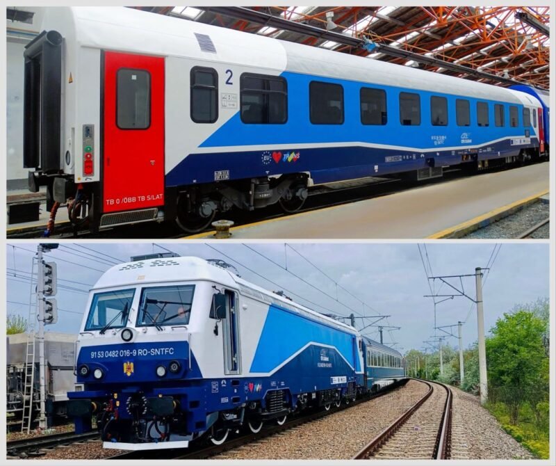 Vagoanele 35 și 36 modernizate la VFU Pașcani și locomotiva ELASMO 016 de la RELOC au finalizat testele și intră în parcul CFR Călători