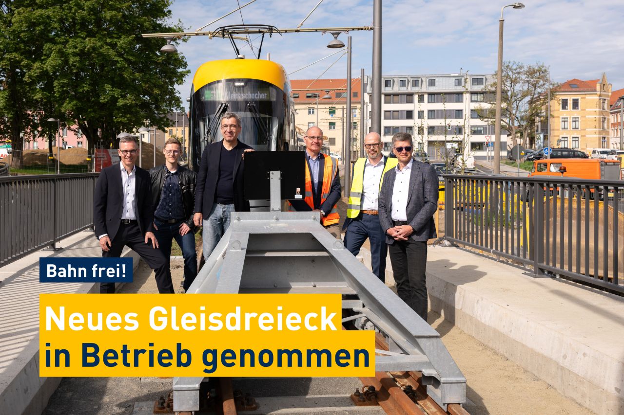 Leipzig redeschide circulația tramvaielor pe Dieskaustraße și inaugurează un nou triunghi de linii pentru flexibilitate și infrastructură modernă