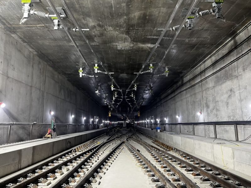 TSO finalizează lucrările de betonare a celor 6 km de cale ferată pe proiectul West Link din Göteborg