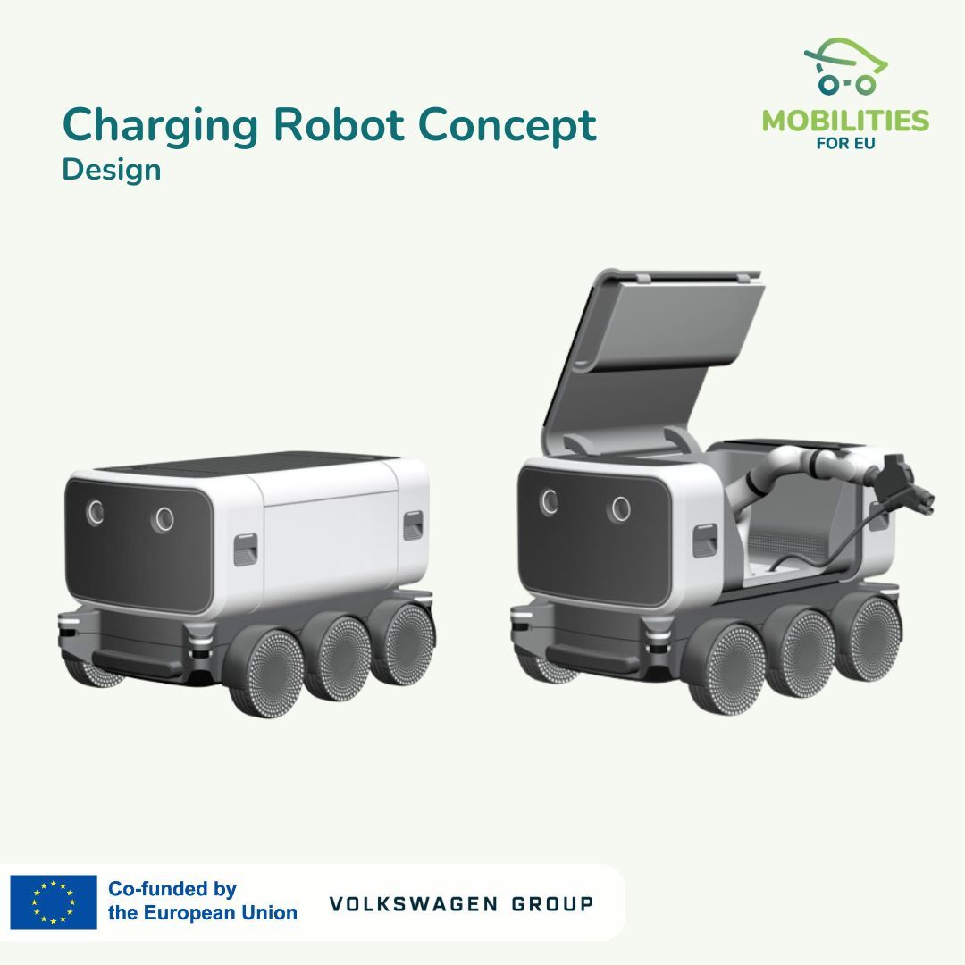 Dresda prezintă robotul mobil de încărcare pentru vehicule electrice ce vine ca o soluție flexibilă pentru infrastructura urbană