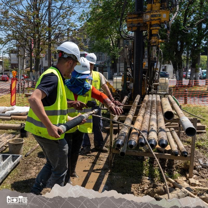 Geostud continuă investigațiile geotehnice pentru extinderea Magistralei 4 de metrou - cu foraje adânci și teste PMT în zona Chirigiu – Uranus