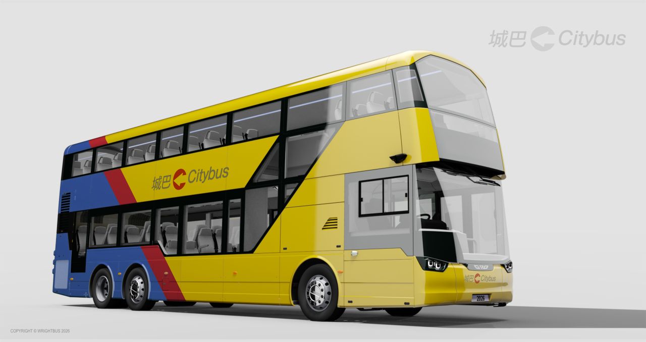 Wrightbus primește prima comandă globală pentru noul autobuz electric 6x2 StreetDeck Electroliner - 20 de unități pentru Citybus Hong Kong