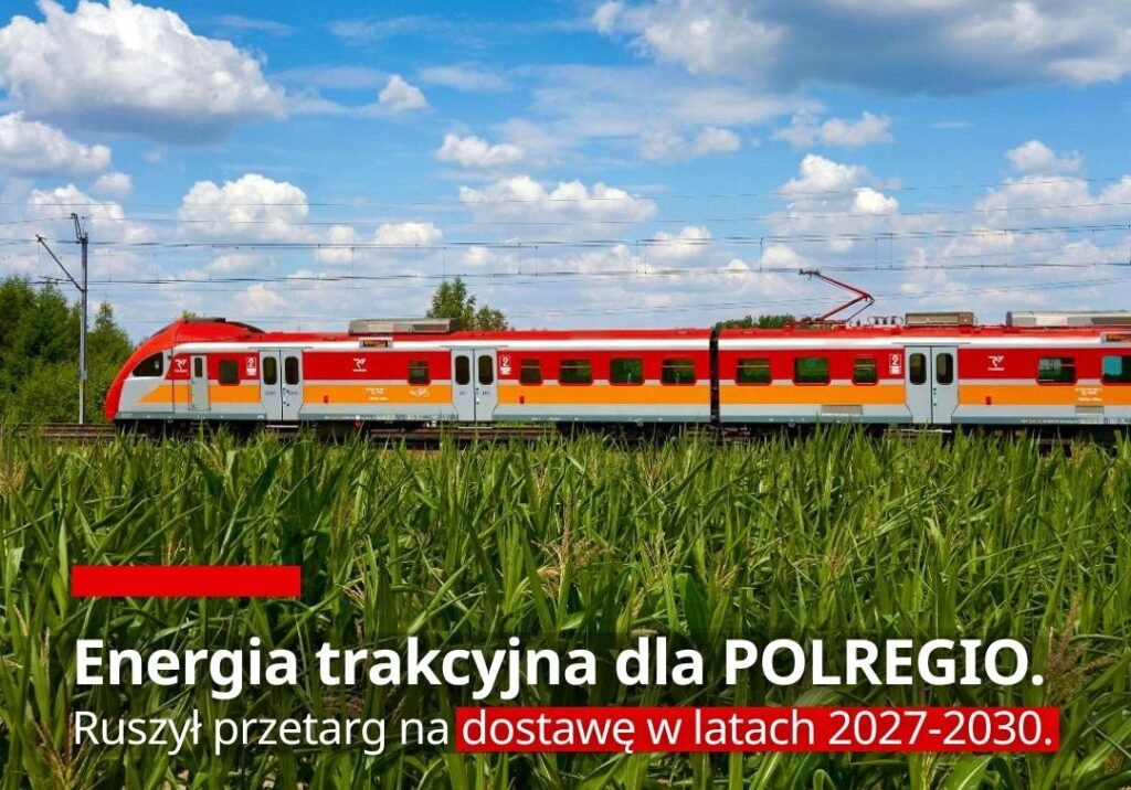 POLREGIO lansează licitația pentru furnizarea energiei de tracțiune în perioada 2027–2030