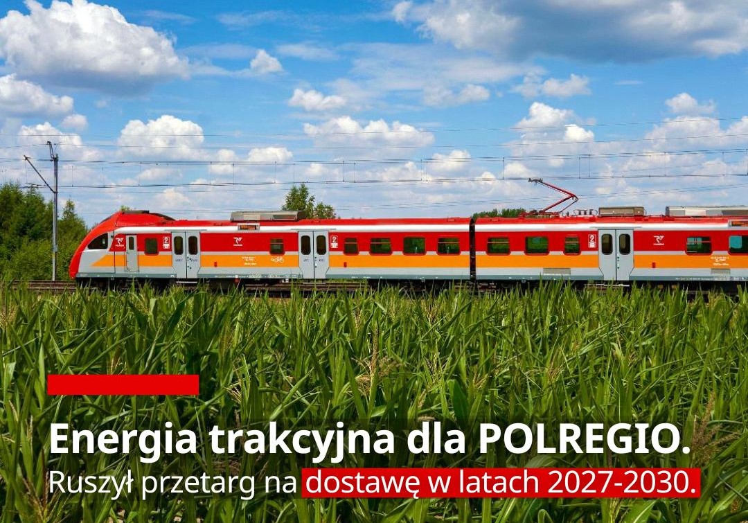 POLREGIO lansează licitația pentru furnizarea energiei de tracțiune în perioada 2027–2030