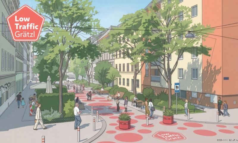 Viena introduce „Low Traffic Grätzl”: zone cu trafic redus pentru mai multă liniște și calitate a vieții în cartiere