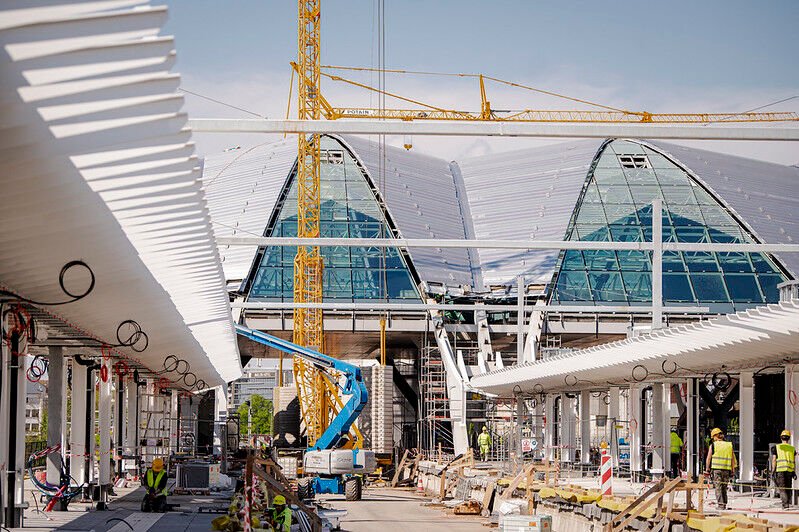 Noua Gară Centrală Riga intră în faza „Power On” marcând tranziția către operaționalizarea infrastructurii Rail Baltica