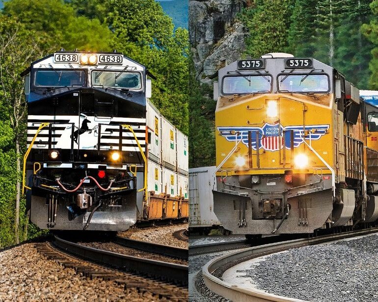 Surface Transportation Board acceptă aplicația de fuziune Union Pacific–Norfolk Southern realizând primul pas către o rețea feroviară transcontinentală în SUA