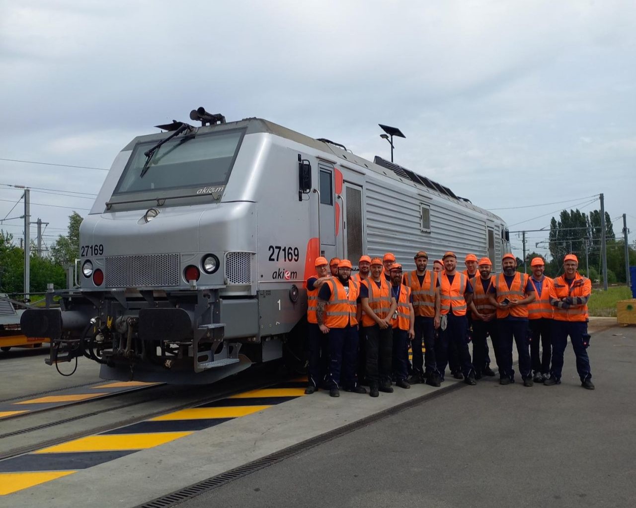 Akiem finalizează a 50‑a locomotivă Prima în programul de modernizare MLO la atelierul din Ostricourt