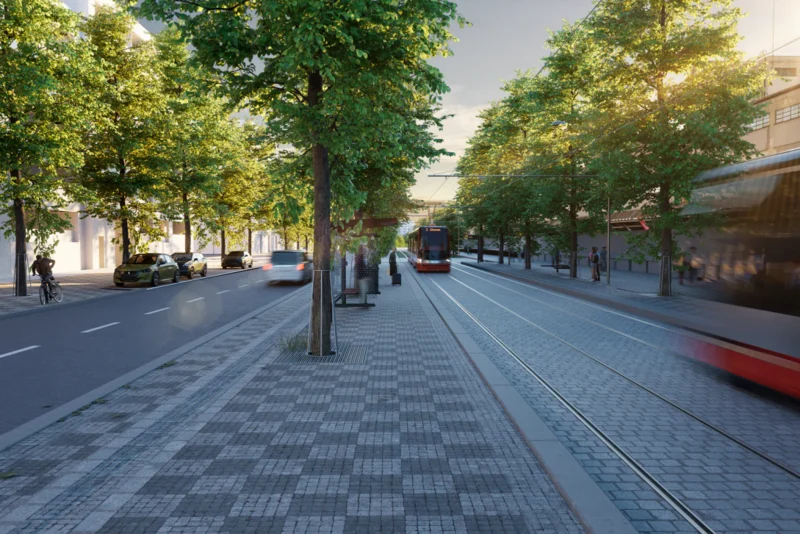 Praga începe în trimestrul III construcția noii linii de tramvai Olšanská–Habrová în urma unei investiții de 599 milioane coroane