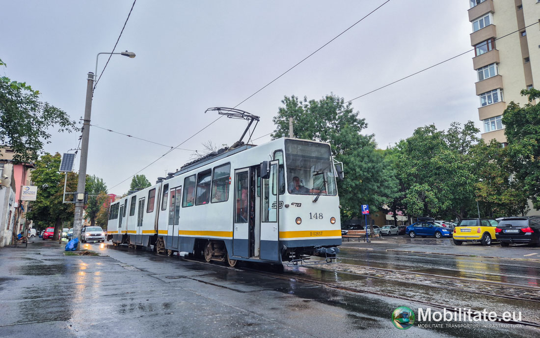 Circulație închisă pe Strada Maica Domnului între Lacul Tei și Reînvierii începând cu 8 mai pentru modernizarea liniilor de tramvai