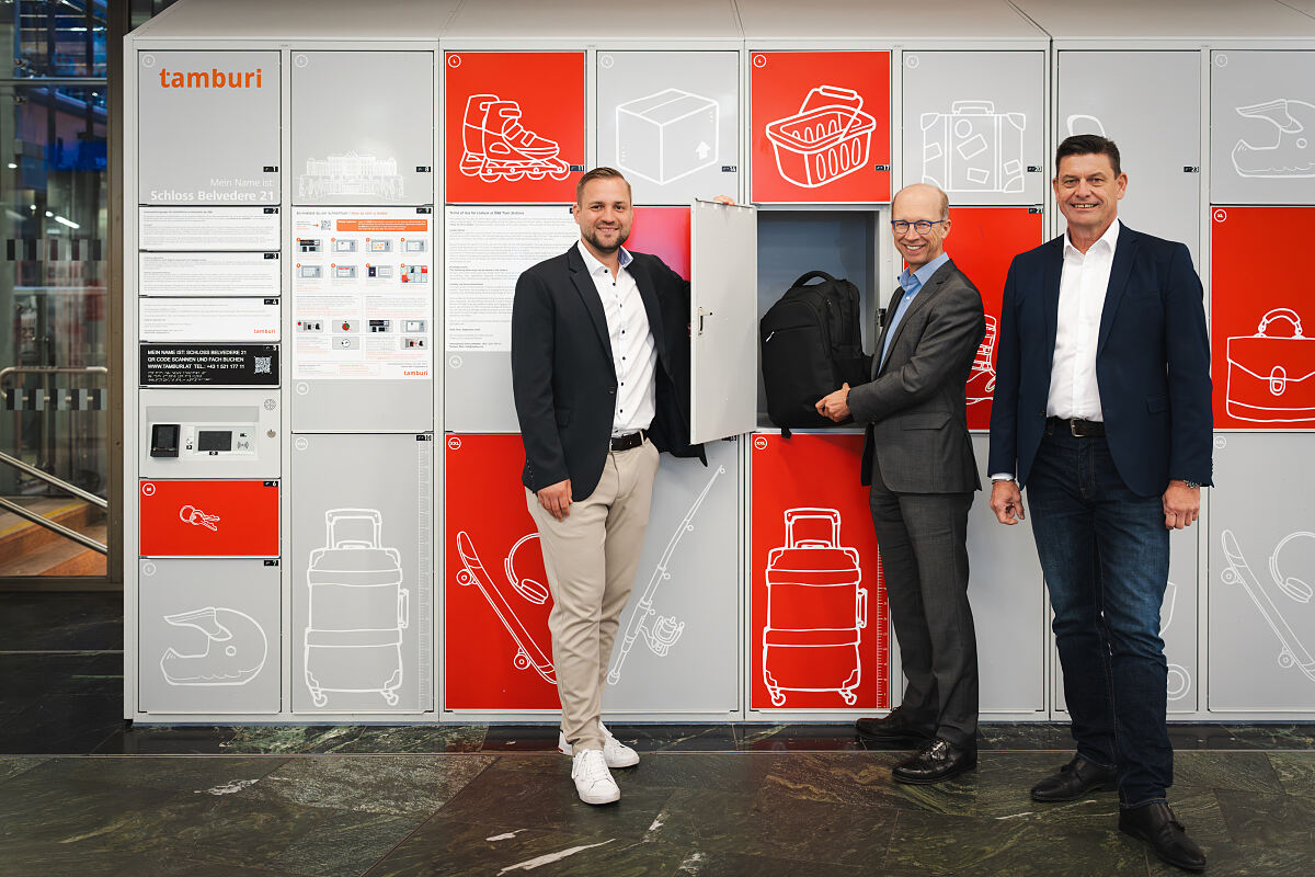 ÖBB instalează 650 de noi dulapuri digitale pentru bagaje în Gara Centrală din Viena